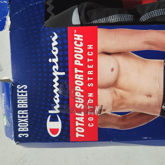 Boxer Briefs with Support Pouch ☆ Medium ☆ Champion ☆ NWT ☆ 3 pair ☆☆☆ - Picture 2 of 14
